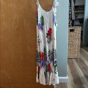 Girl’s Floral Sleeveless Maxi Dress
